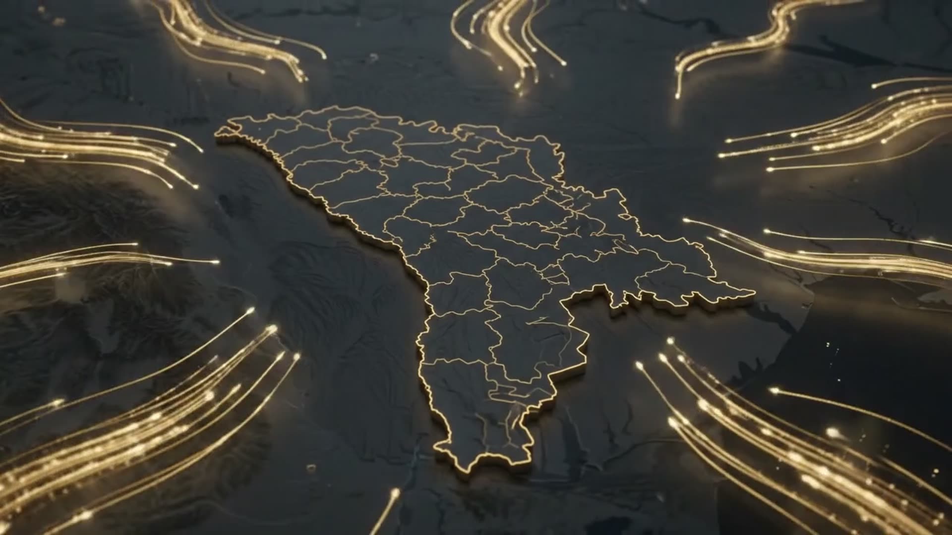 Hartă animată a Republicii Moldova